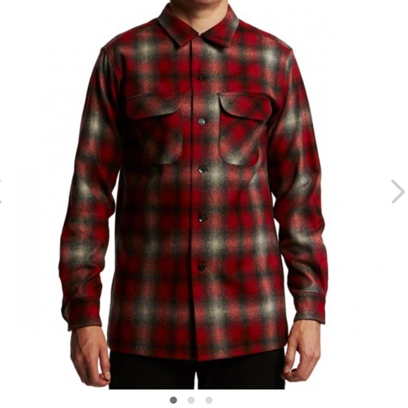 Pendleton Other - • Pendleton • Board Shirt Plaid Long Sleeve Red M